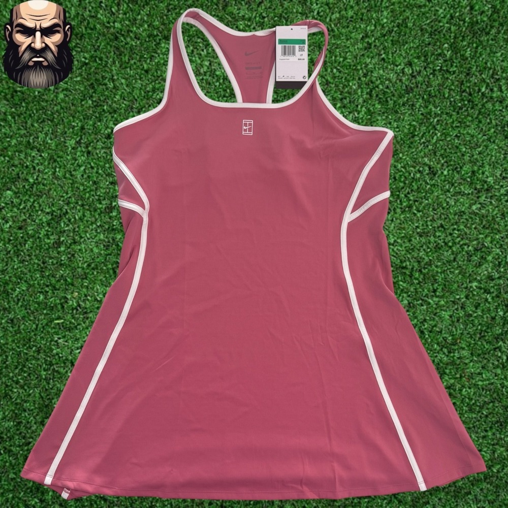 NikeCourt Advantage Dri-Fit Novelty Tennis Dress IO0475-641 Women's Size XL